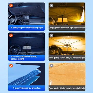 Umbrella for car window