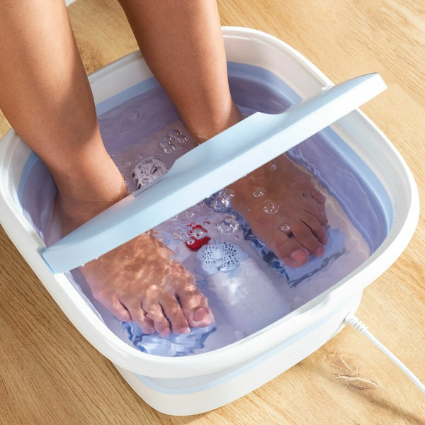 INKLAPBAAR VOETENBAD MET ROLLERS EN HYDROMASSAGE FOOTOPY