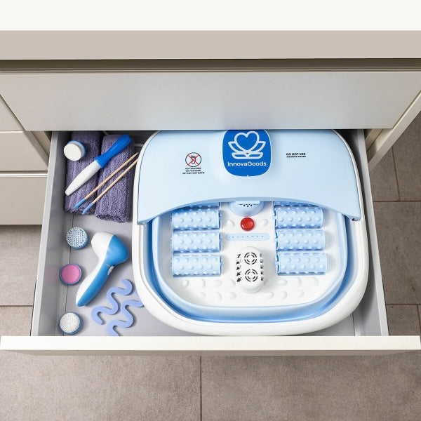 INKLAPBAAR VOETENBAD MET ROLLERS EN HYDROMASSAGE FOOTOPY